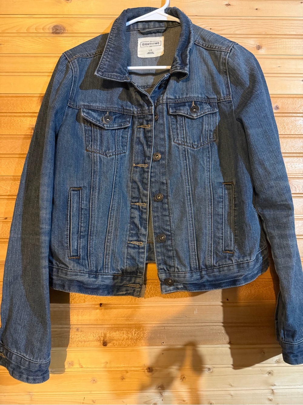 EightyTwo Women's Blue Denim Trucker Jacket